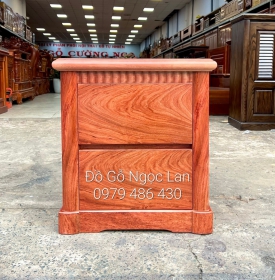 Tủ táp đầu giường gỗ hương đá - hiện đại 