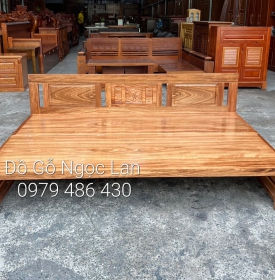 Giường Gấp Gỗ Hương Xám Thông Minh 1m4 x 2m