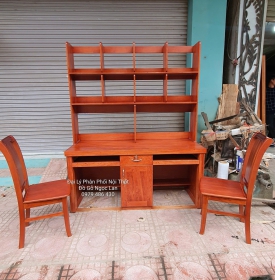 Bàn Học Sinh Gỗ Hương Đá Hàng Đặt Theo Thiết Kế - Hiện Đại 
