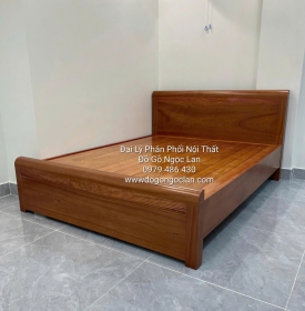 Giường Gỗ Xoan Đào Gia Lai Mẫu Chỉ Hoa Vạt Phản 