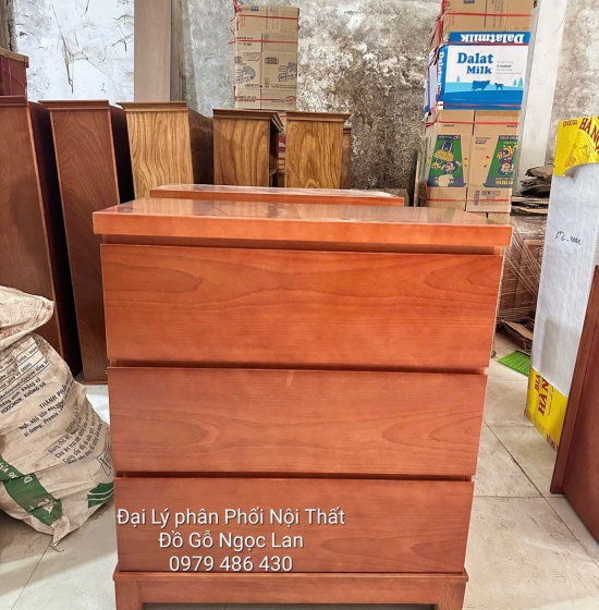 Tủ Ngăn kéo Gỗ Xoan Đào 80cm, Tủ Quần Áo Em Bé 
