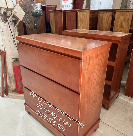 Tủ Ngăn kéo Gỗ Xoan Đào 80cm, Tủ Quần Áo Em Bé 