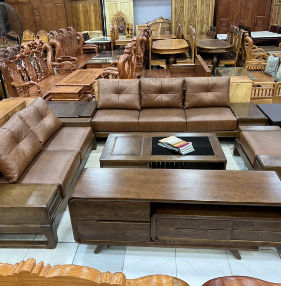 Bộ Bàn Ghế Sofa Gỗ Sồi Nga Đẹp - Mẫu Đa Dạng - Chất Lượng - Giá Rẻ Tp Hn