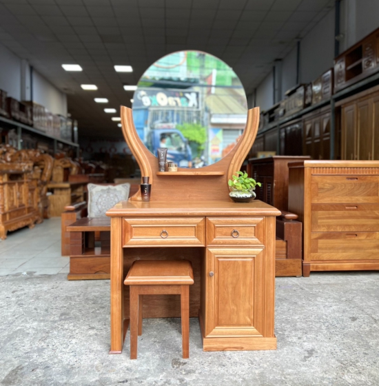 Combo bộ phòng ngủ gỗ Gõ cao cấp