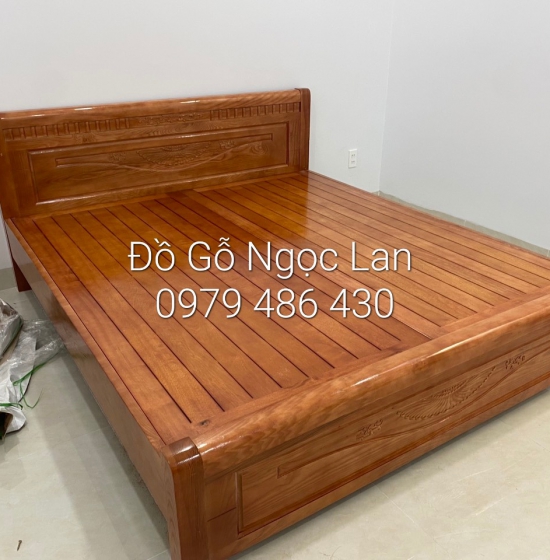Giường ngủ gỗ sồi vạt phản cao cấp G GS 09