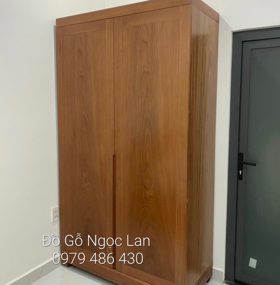 Tủ Áo Gỗ Xoan Đào 2 Cánh Hiện Đại Bền Đẹp 