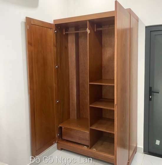 Tủ Áo Gỗ Xoan Đào 2 Cánh Hiện Đại Bền Đẹp 
