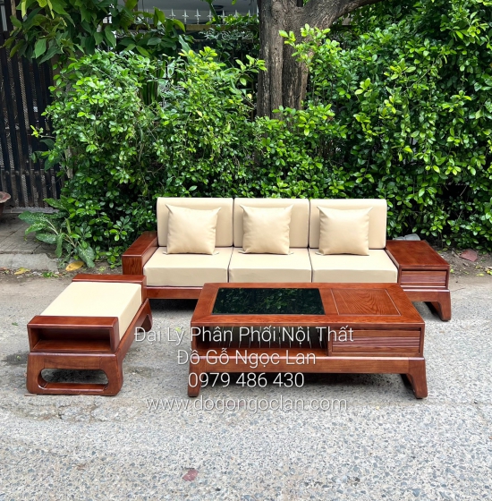 SOFA VĂNG GỖ SỒI NGA NHỎ GỌN 3 CHI TIẾT ĐƠN GIẢN - HIỆN ĐẠI