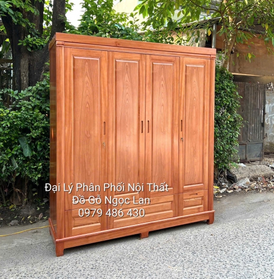 Combo Phòng Ngủ  Gỗ Xoan Đào 2 Chi Tiết Sang Trọng 