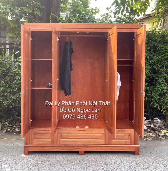 Combo Phòng Ngủ  Gỗ Xoan Đào 2 Chi Tiết Sang Trọng 