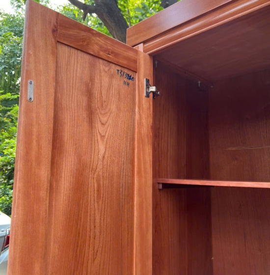 Tủ Áo 3 Cánh Gỗ Xoan Đào Cánh Trơn Đơn Giản - Hiện Đại 