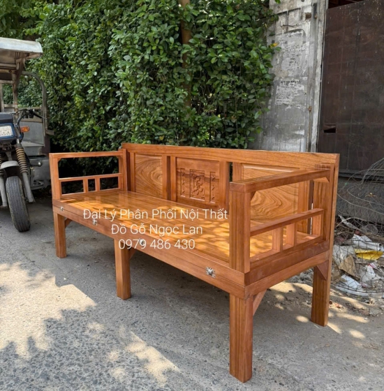 Giường Gấp Gỗ Hương Xám Chân Cao Hàng Đặt Phù Hợp Cho Người Già 