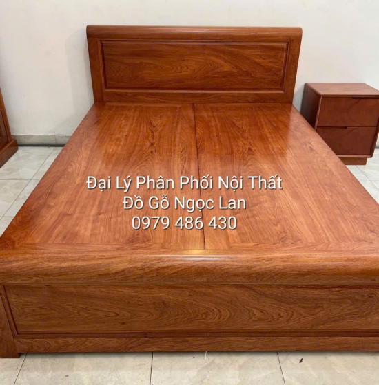 Combo Nội Thất Phòng Ngủ Gỗ Hương Đá Thiết Kế Hiện Đại, Trẻ Trung